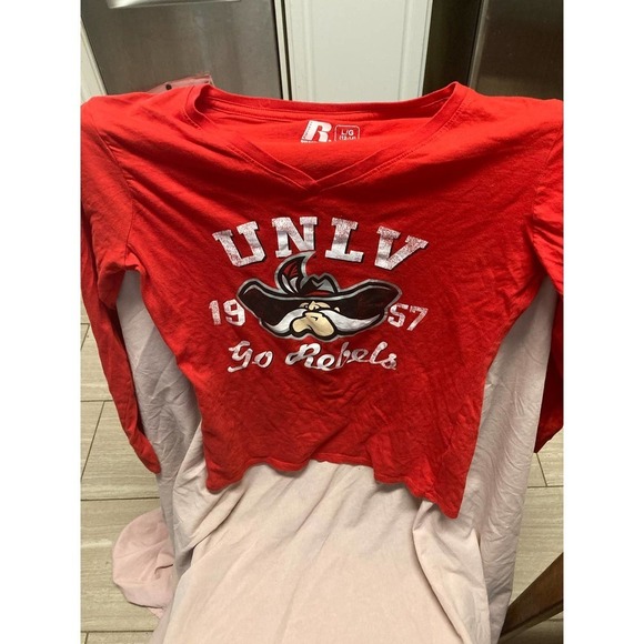 Russell Tops - RUSSELL Woman’s UNLV Go Rebels Long Sleeve Shirt Size L